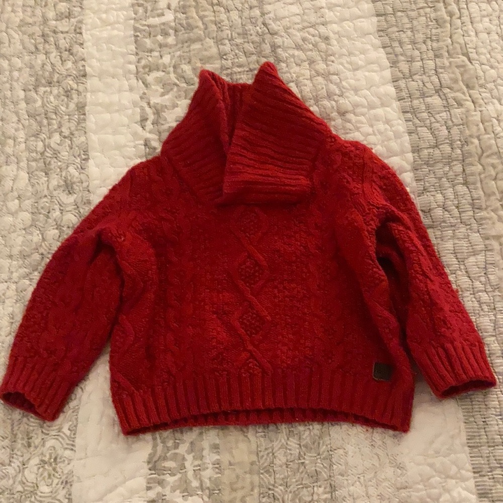 Boys Janie and Jack red sweater, 12-18 months